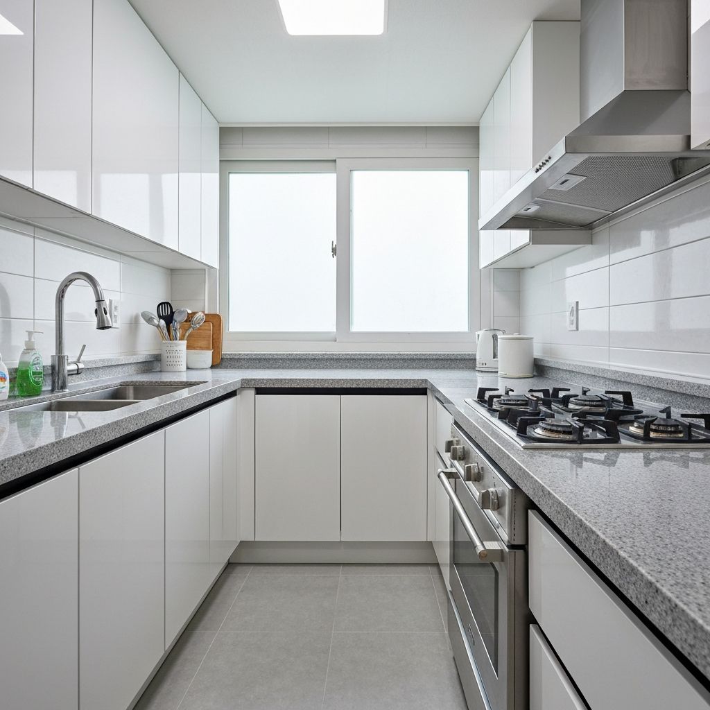 주방 청소 청소 후