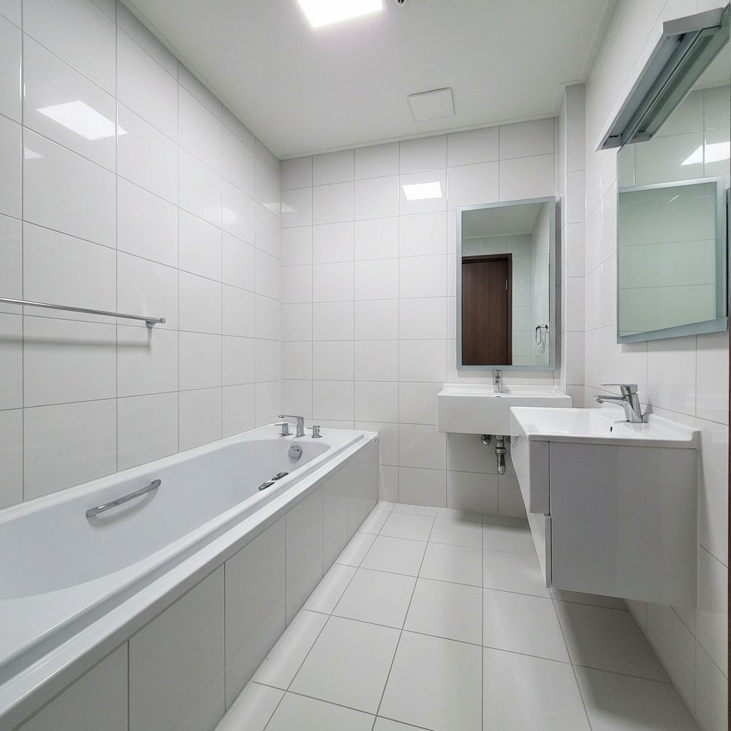 욕실 청소 청소 후